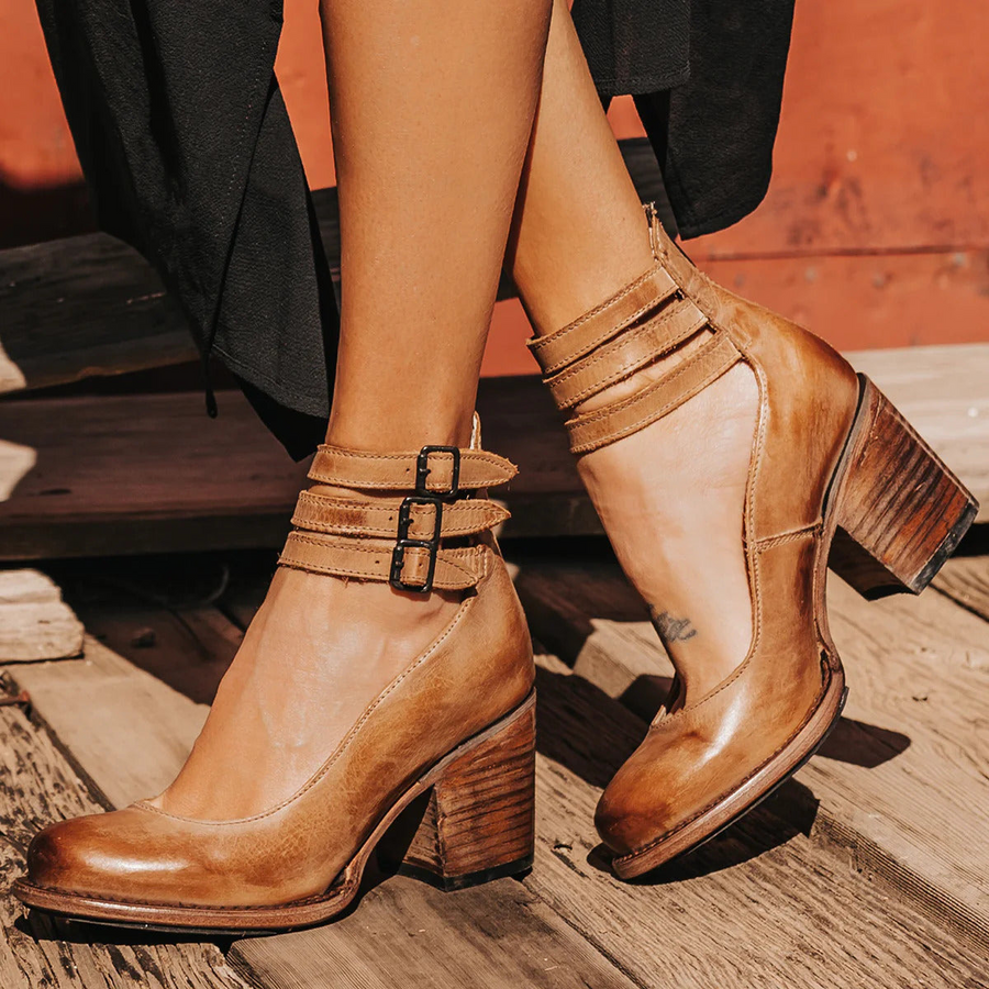 Noémie™ — Elegante ankelstøvler med ergonomisk hæl
