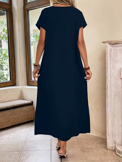 Margaux™ — Elegant og minimalistisk lang kjole