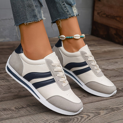 Lucienne™ — Hvide, elegante og komfortable sportssneakers
