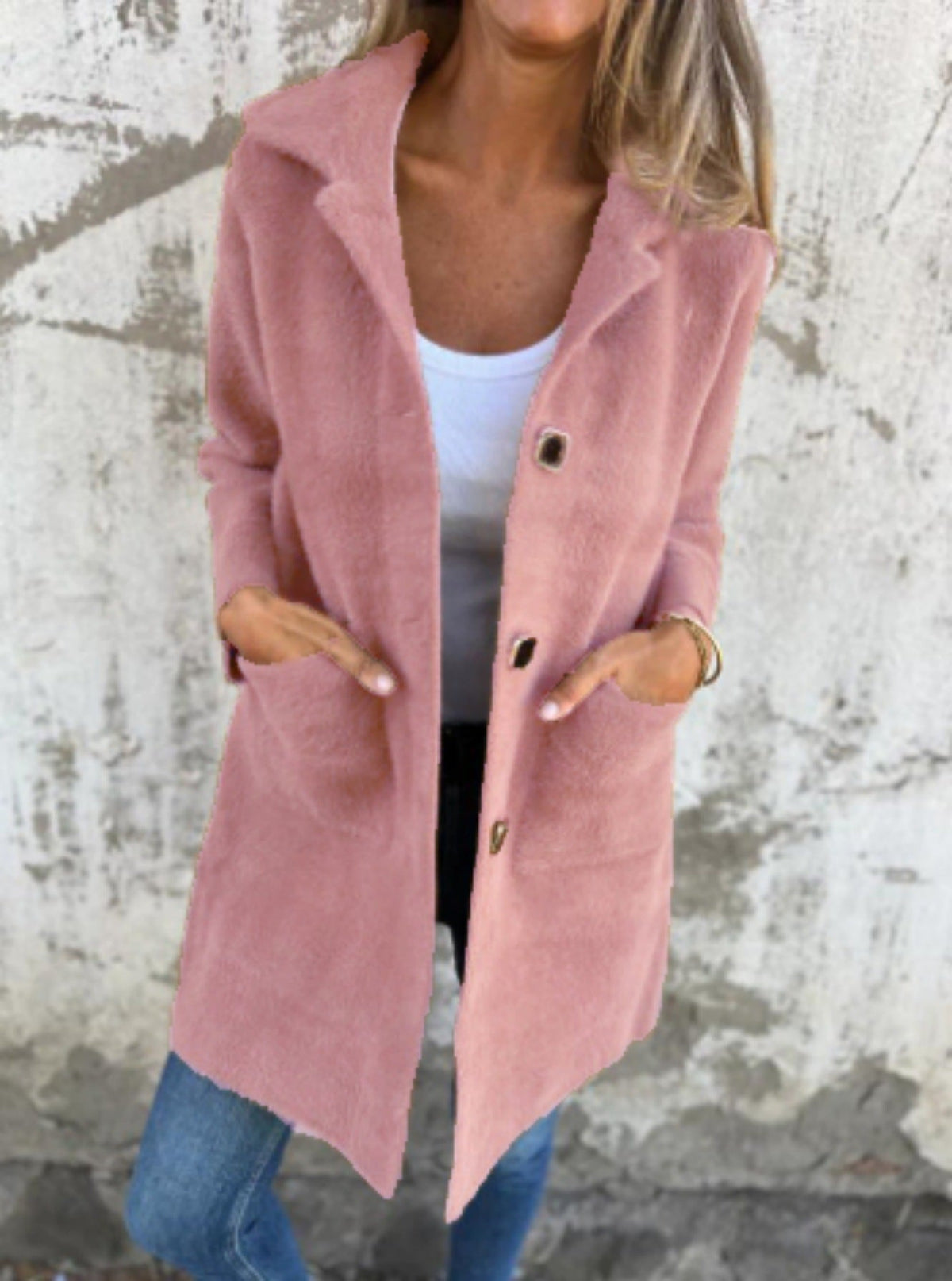Margaux™ — Elegant lang jakke til hverdagen