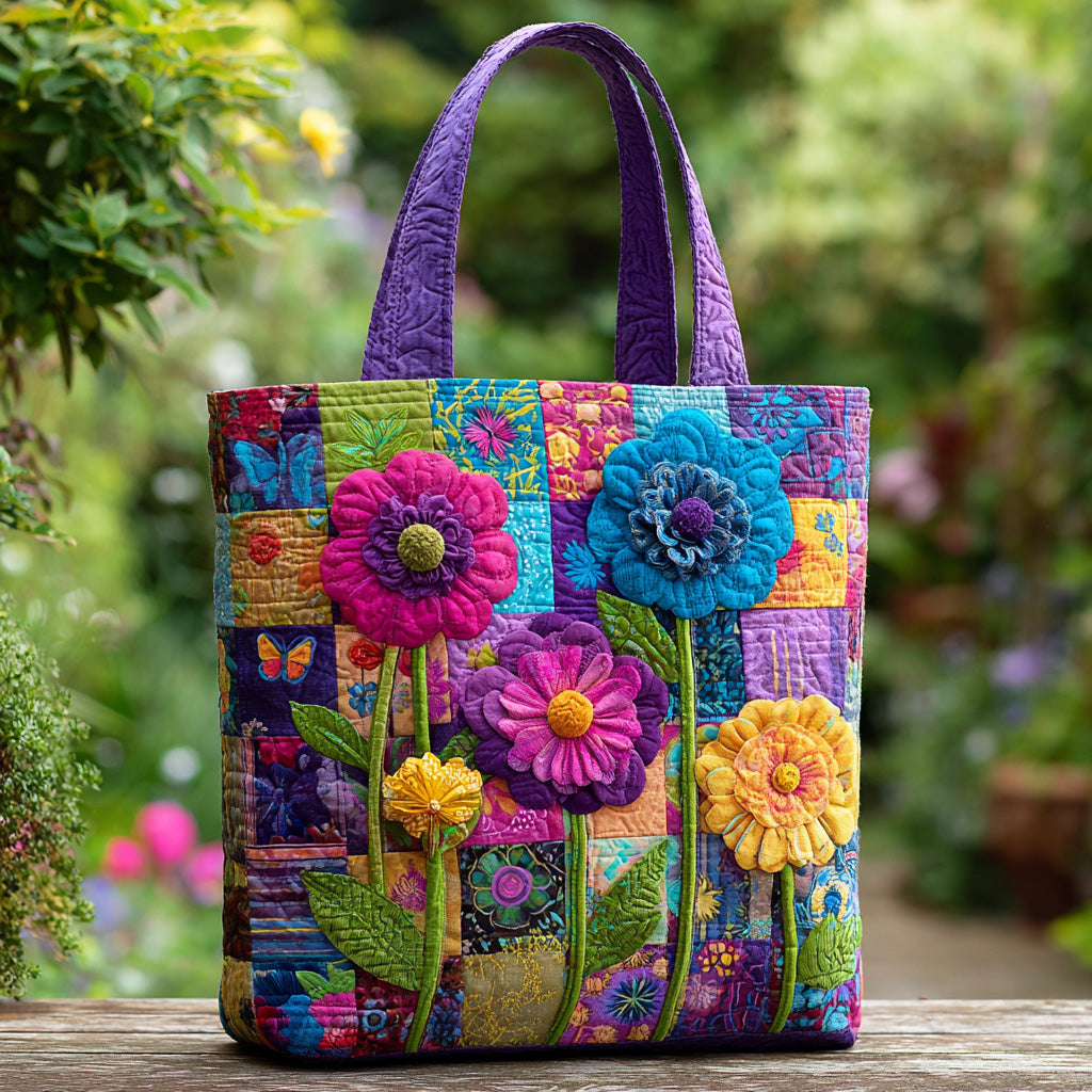 Florina™ — Tidløs kunstnerisk taske med blomstermotiv