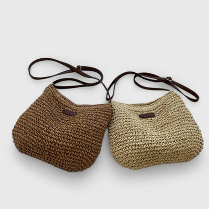 Mirevaëlle™ — Elegant flettet taske i naturmateriale til hverdagen