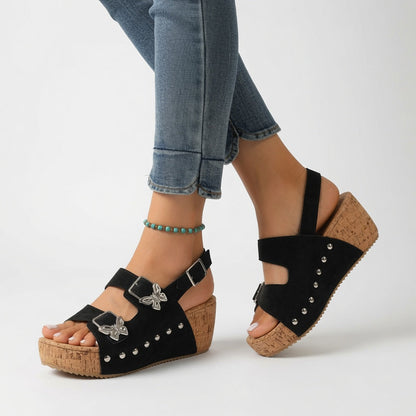 Giovanna™ — Elegante mules med kilehæl og hverdagskomfort