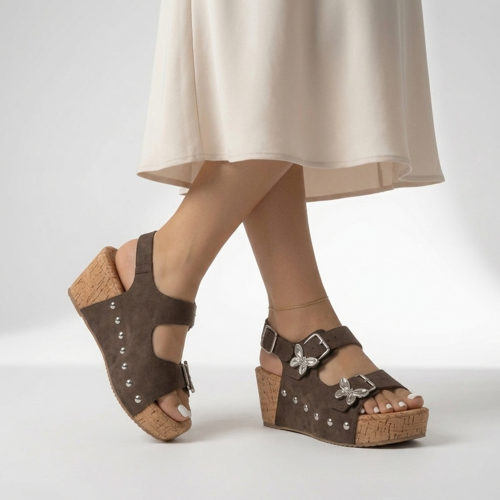 Giovanna™ — Elegante mules med kilehæl og hverdagskomfort