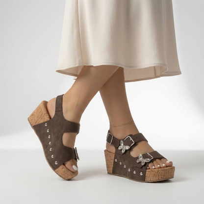 Giovanna™ — Elegante mules med kilehæl og hverdagskomfort