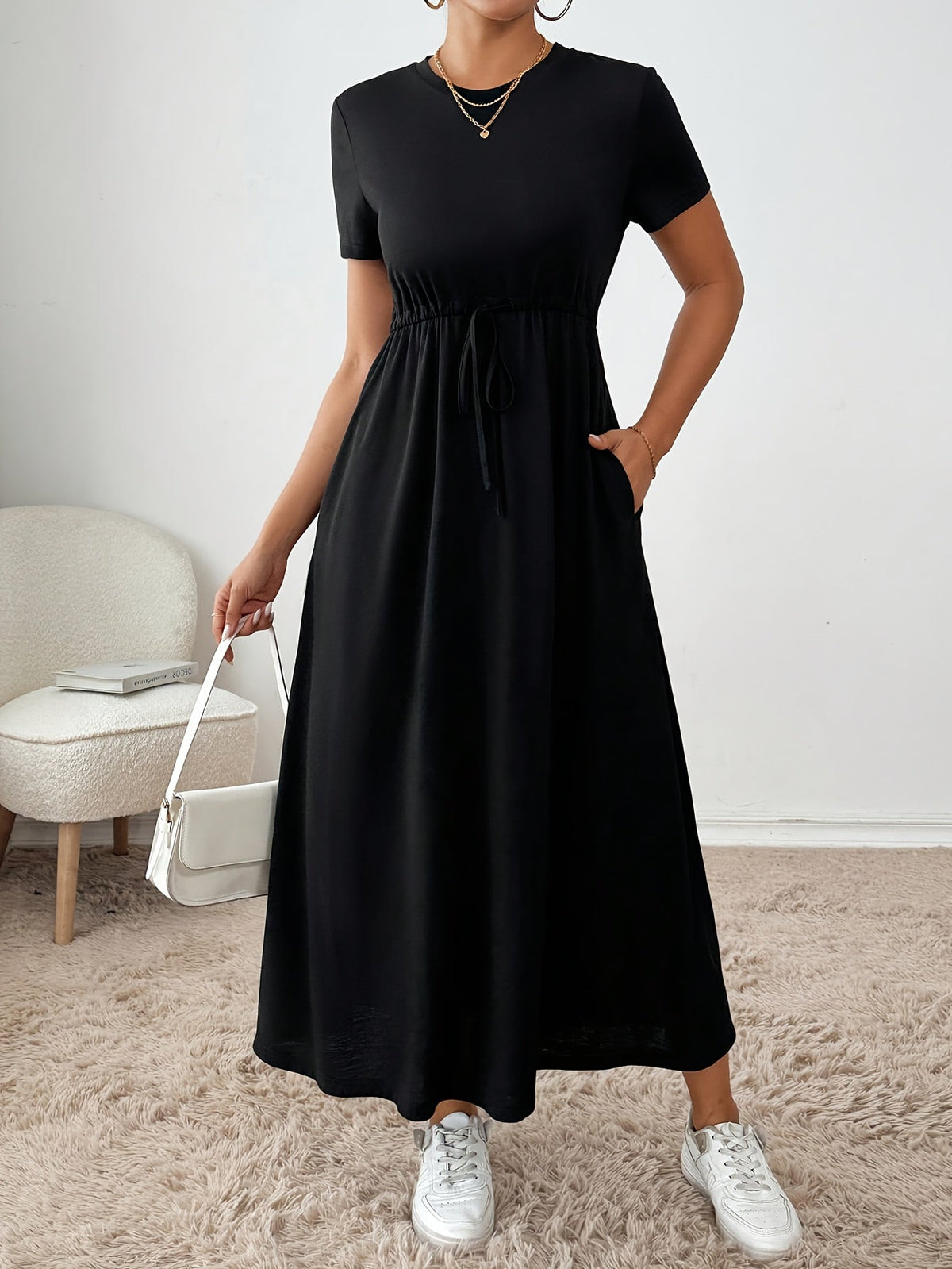 Camille — Elegant og behagelig lang kjole