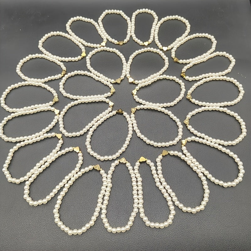 Elegant Armbånd med Initial i Hjerte (A–Z)