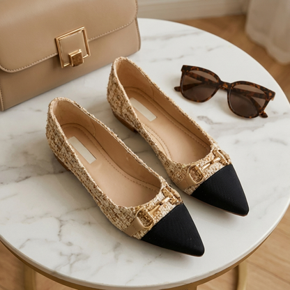 Ballerinaer i tweed Verona
