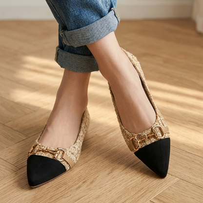Ballerinaer i tweed Verona