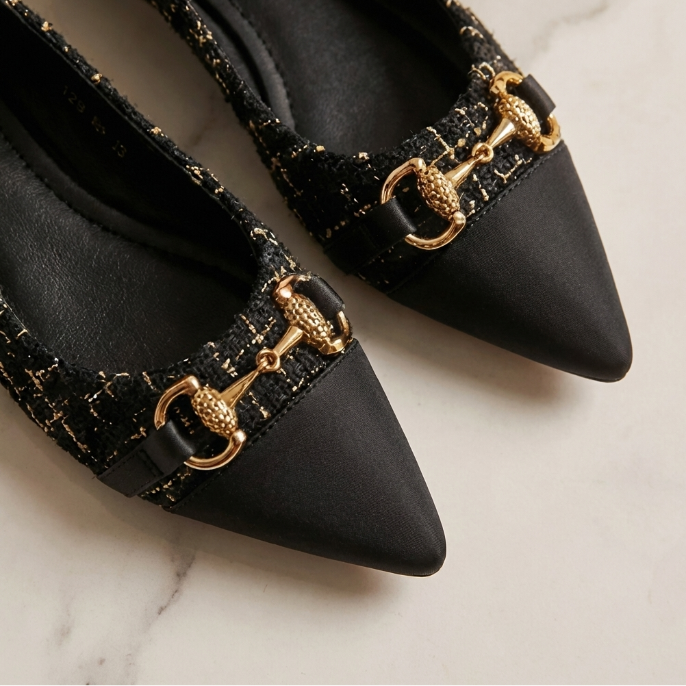 Ballerinaer i tweed Verona