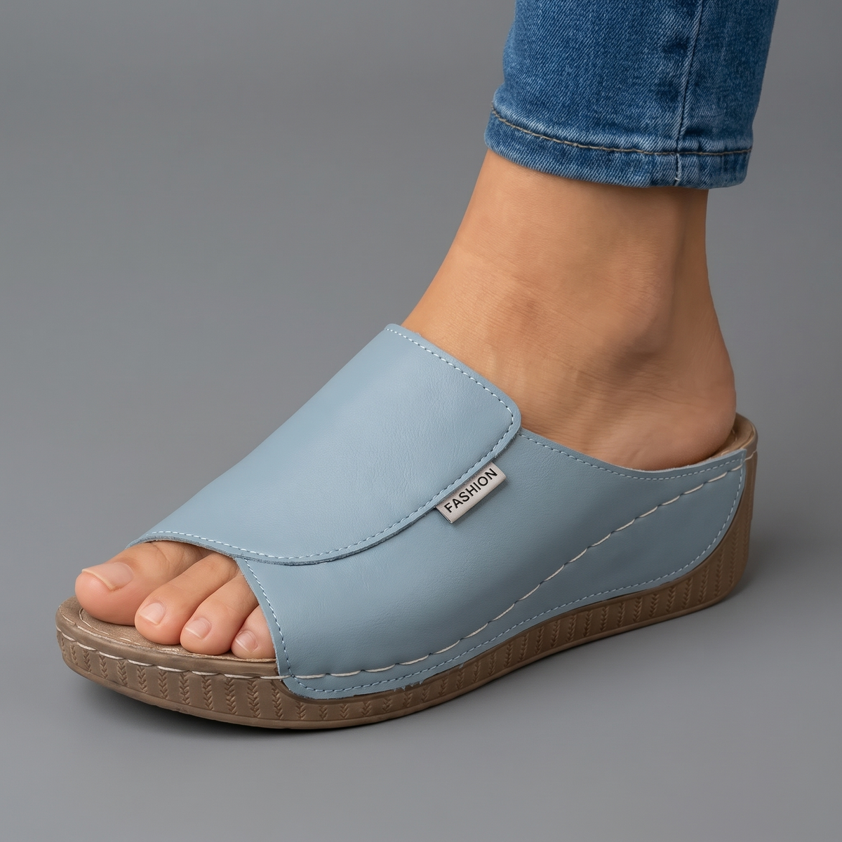India komfortsandal med fodbuestøtte