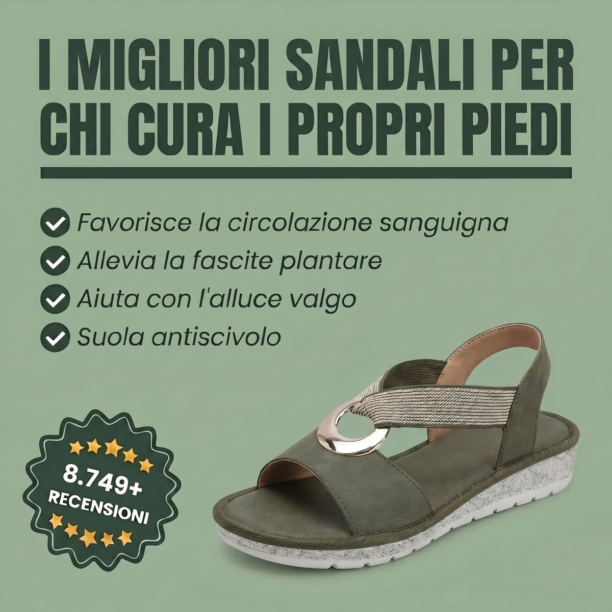 Ortopædiske sandaler Luna Comfort