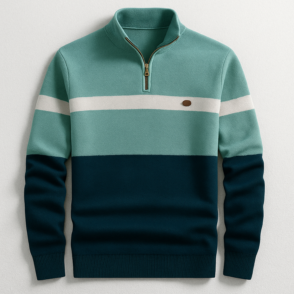 Éloi™ | Raffineret og behagelig sweater med halv lynlås