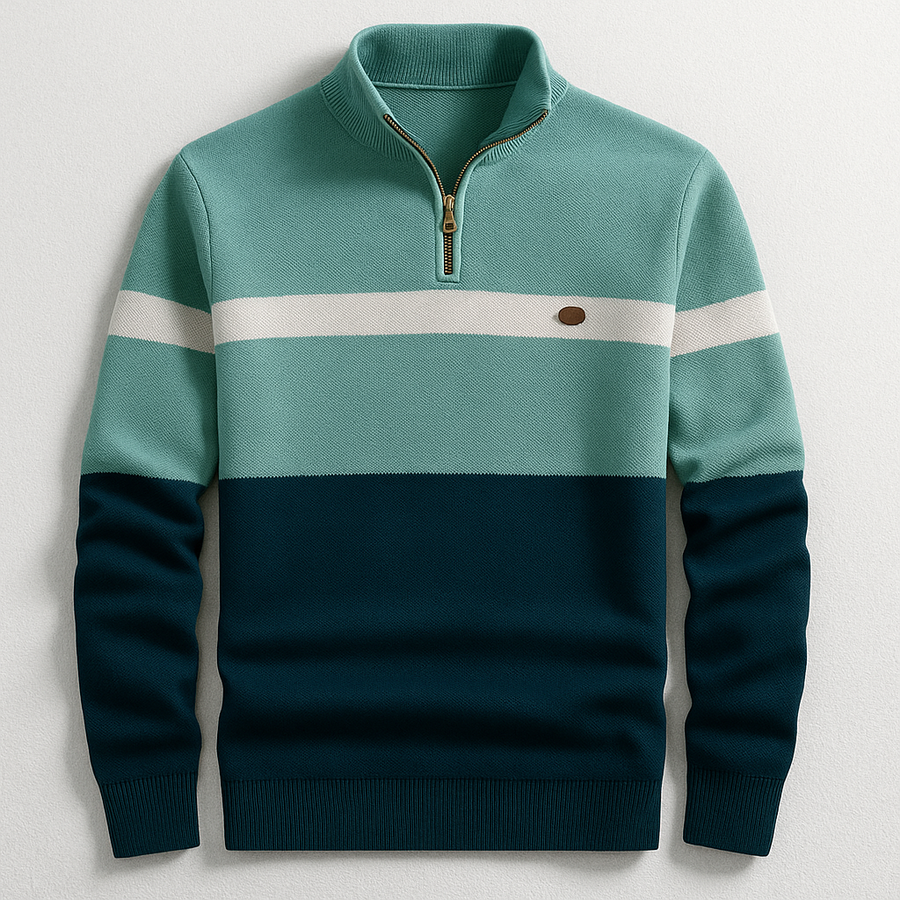 Éloi™ | Raffineret og behagelig sweater med halv lynlås