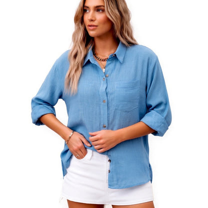 Romane™ — Elegant bluse i bomuld med tidløs stil