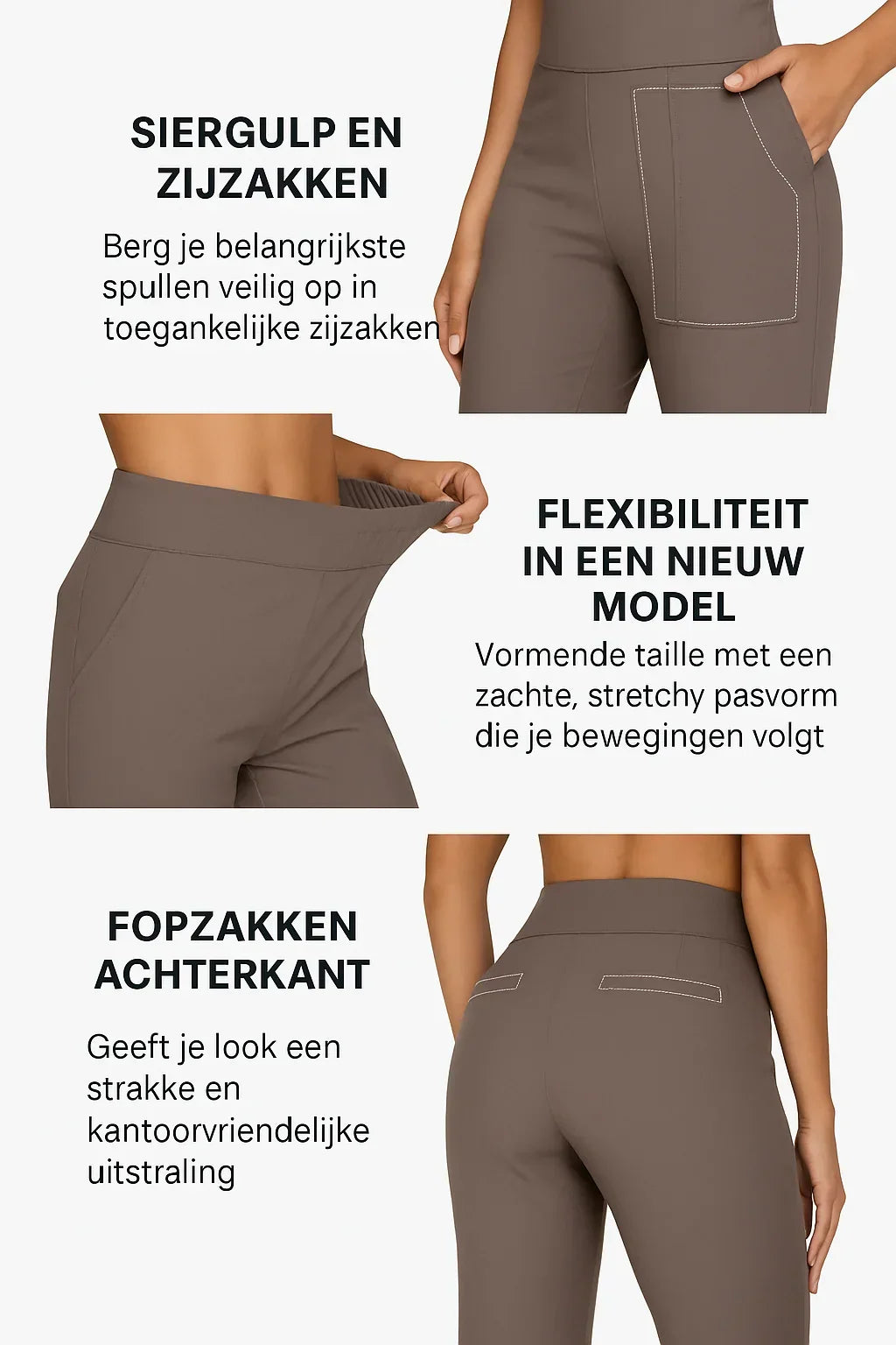 Geneviève™ - Elegante og behagelige bukser med fuld bevægelsesfrihed