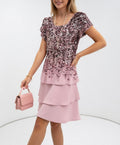 Placeret print med glitter