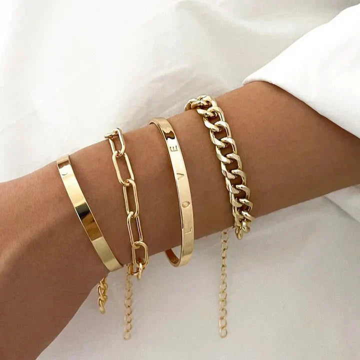 Mercer Élan-armbånd i hvidguld