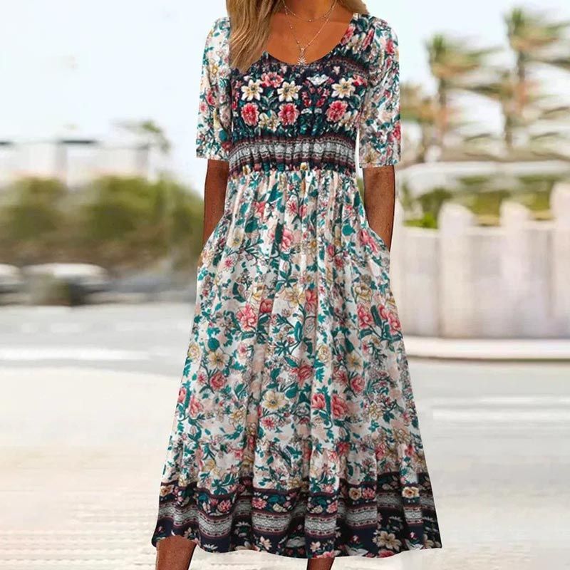 Julie™ — Elegant og behagelig bohemekjole