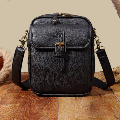 Camille™ — Rummelig elegant vintage messengertaske