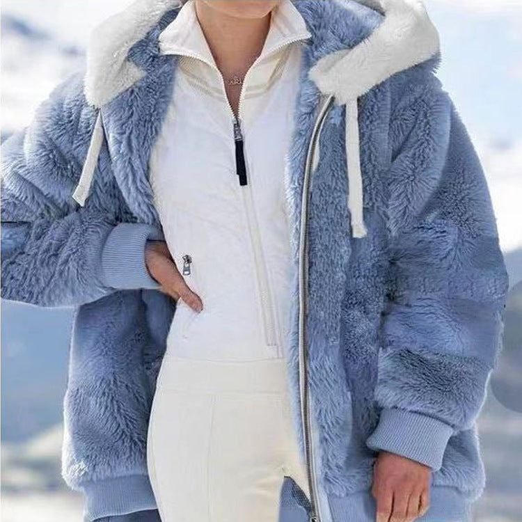 Aléana™ – Den elegante og varme vinterjakke med hætte og lynlås